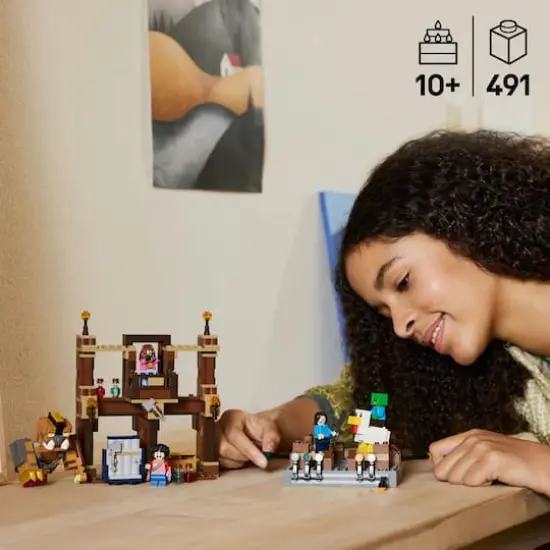 LEGO&reg; Minecraft&reg; Woodland Mansion Fighting Ring Gamer Toy with Mob Figures 21272 {5}