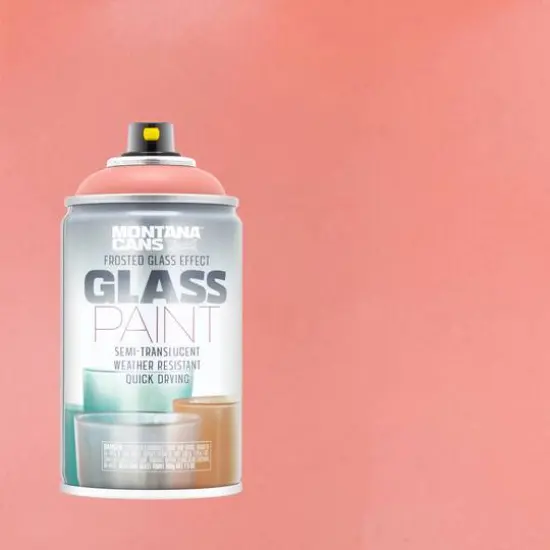 Montana&trade; Cans Glass Spray Paint, 250mL GP3010 Coral Red {4}