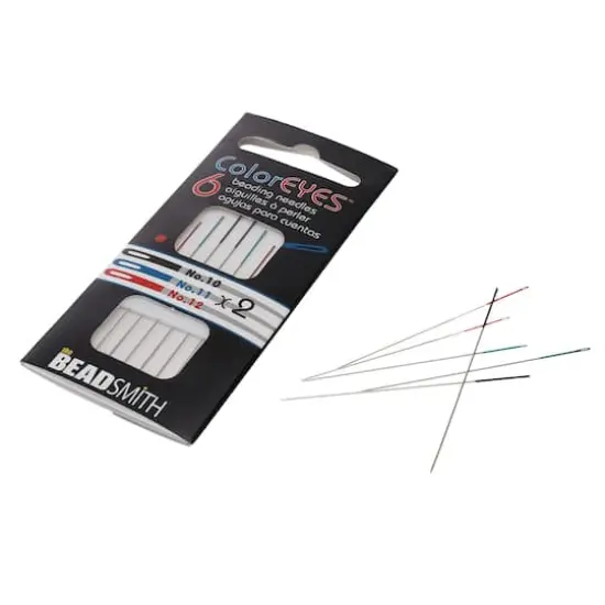 The Beadsmith&reg; ColorEYES&trade; Beading Needle Set {1}