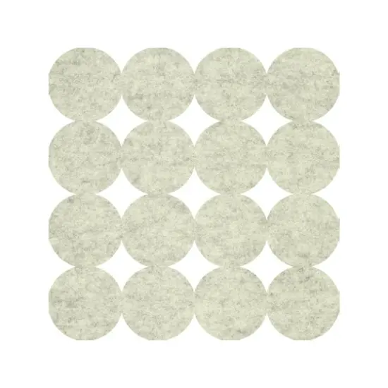 RoomMates Ivory Modern Circles Acoustical Peel & Stick Tiles {1}