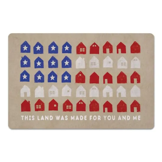 This Land for You and Me Floor Mat, 18" x 27" {1}