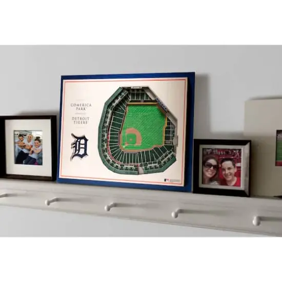 MLB Team 5-Layer StadiumView Wall Art Detroit Tigers {4}