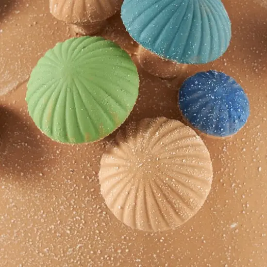 9" Brown Ceramic Round Wide Decorative Vase with Multicolor Mushroom Accents {5}