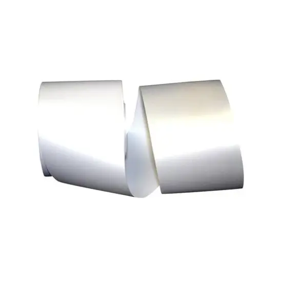 JAM Paper 3" x 55yd. Perfect Printer Satin Ribbon White {1}