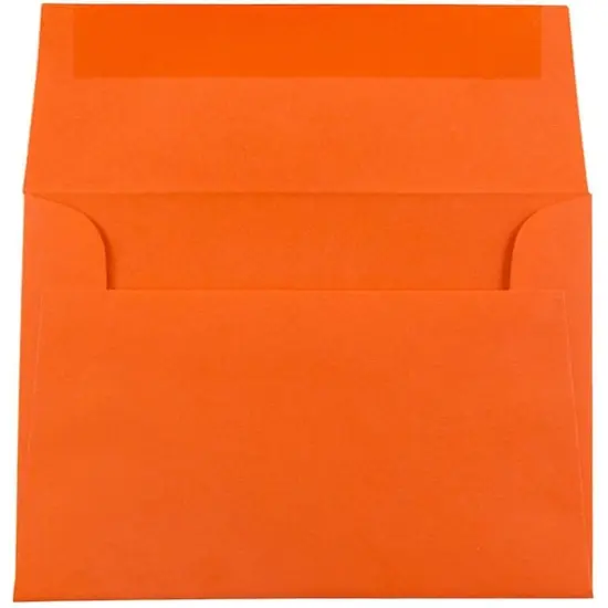 JAM Paper 3.5" x 5" A1 Colored Invitation Envelopes, 50ct. Orange {4}