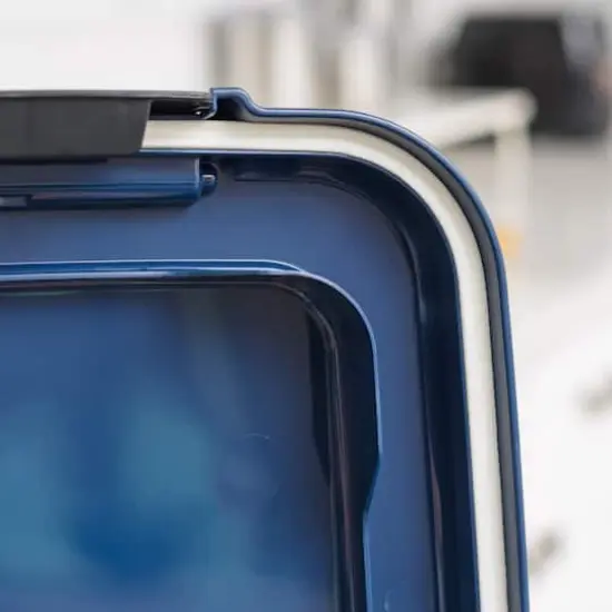 IRIS&reg; Airtight Container Set with Blue Buckle Lid {14}