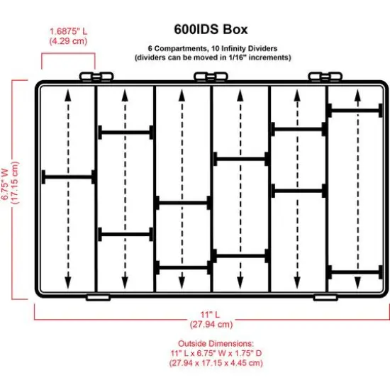 ArtBin&reg; 11'' x 7'' Infinite Divider Box {4}