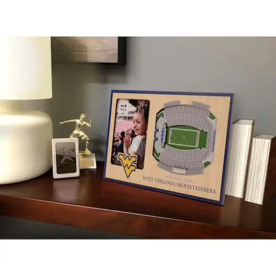 College Football 3D StadiumViews Picture Frame West Virginia Mountaineers {4}