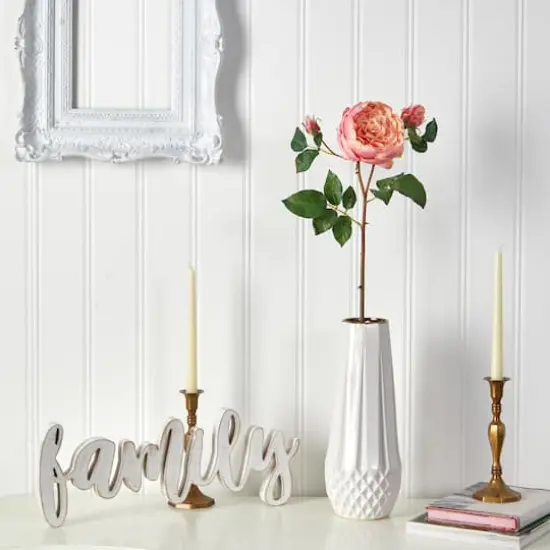 Peach & Pink Rose Stem, 6ct. {4}