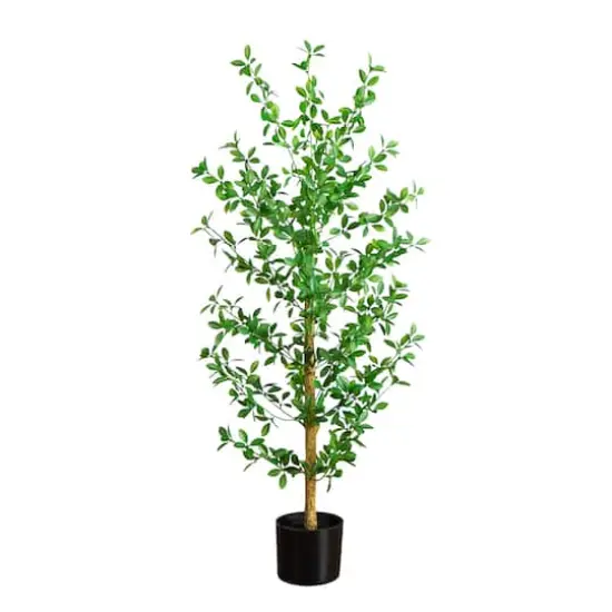 4ft. Artificial Shady Lady Black Olive Tree {1}