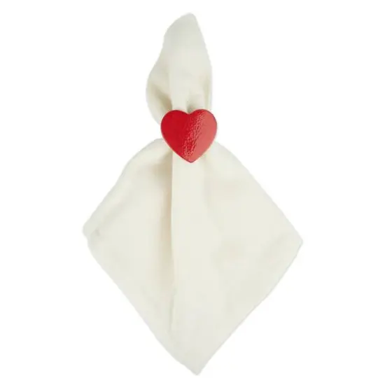 DII&reg; Red Heart Napkin Rings, 6ct. {6}