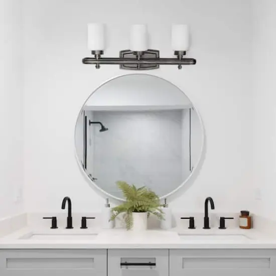 Lalia Home Essentix 23" 3-Light Vanity Fixture Oil Rubbed Bronze {3}