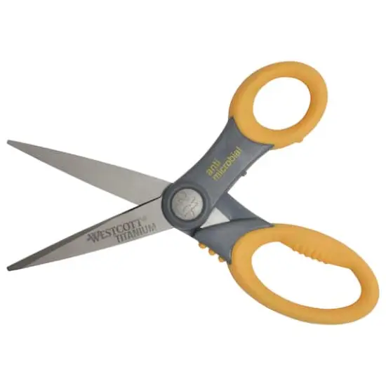 Westcott&reg; 8" Hard Handle Anti-Microbial Scissors {6}