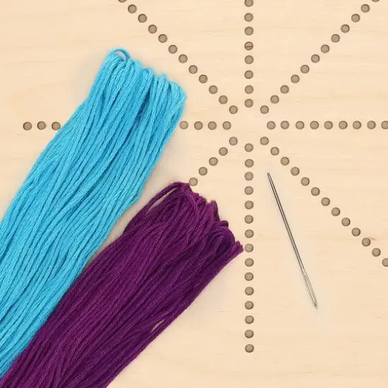 Leisure Arts® Intermediate Butterfly Wood Stitched String Art Panel Kit {6}