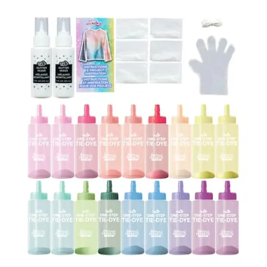 Tulip&reg; 18 Color Glitter Tie Dye Kit {3}