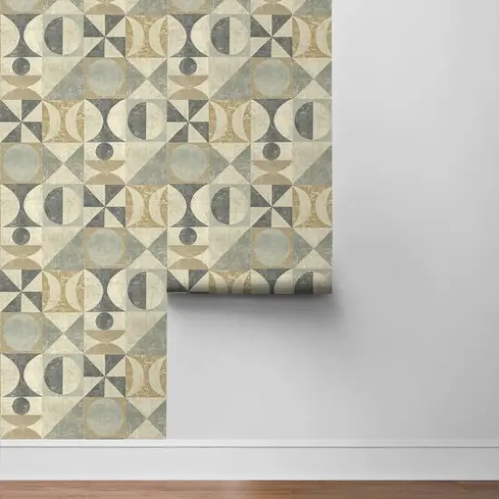 Surface Style Take Form Peel & Stick Wallpaper Pewter {8}