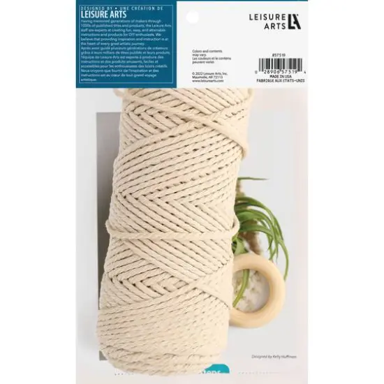 Leisure Arts&reg; Plant Pouch Macram&eacute; Kit {3}