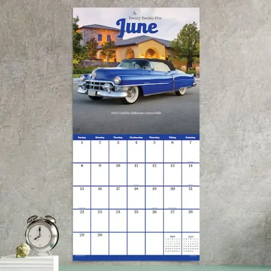 TF Publishing 2025 Classic Cars Wall Calendar {4}