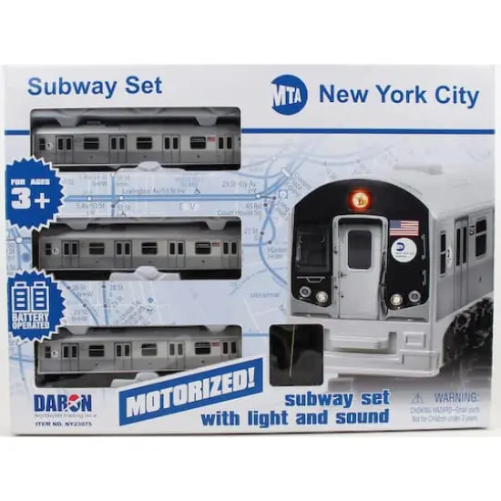 Daron New York MTA New York City Battery Operated Train Set {1}