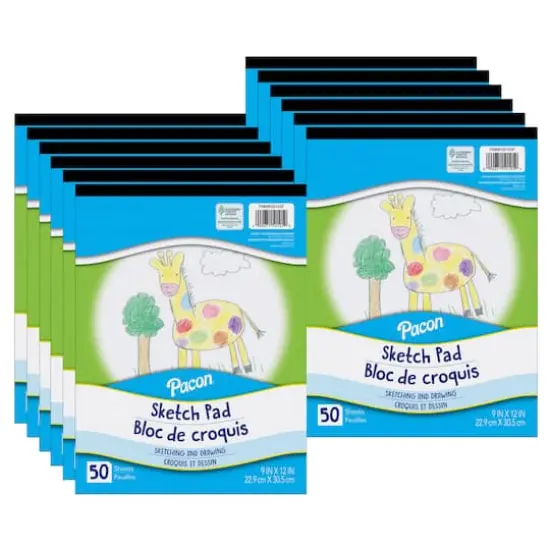 Pacon&reg; 9" x 12" Sketch Pad, 12ct. {1}