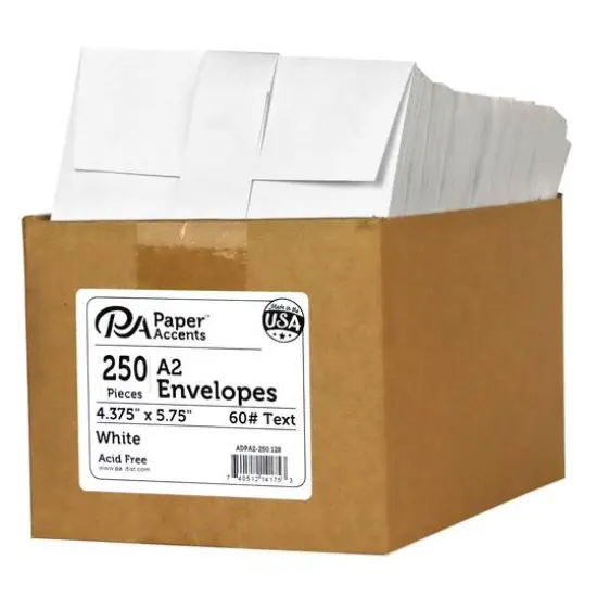 PA Paper&trade; Accents Super Value Pack Envelopes, 4.38" x 5.75" White {1}