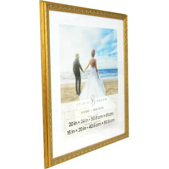 Home Gold Ornate Frame with Mat by Studio D&eacute;cor&reg; {4}
