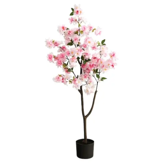 4ft. Potted Cherry Blossom Artificial Tree {1}