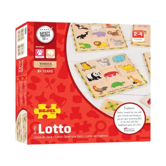 Bigjigs Toys&reg; Wooden Lotto Game {1}