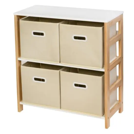 Honey Can Do 25" Kids 4-Bin Organizer {3}