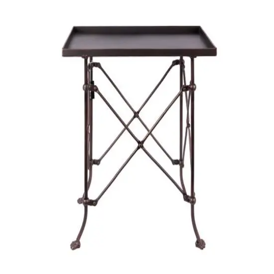 Hello Honey&reg; 20" Metal Rectangle Accent Table {6}