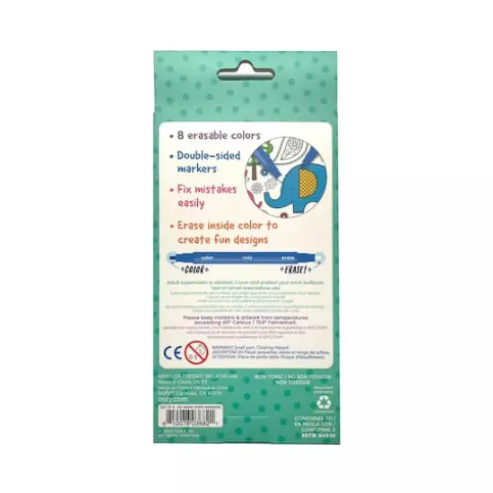 OOLY Double-Ended Erasable Markers, 8ct. {3}