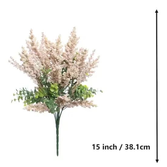 15" Pink Heather & Eucalyptus Bush by Ashland&reg; {4}