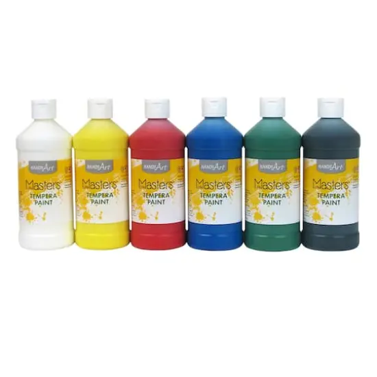 Handy Art&reg; 16oz. Little Masters Tempera Paint, 6ct. {1}