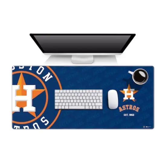 MLB Logo Series Desk Pad Houston Astros {1}
