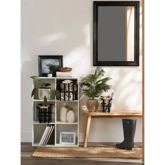 DII&reg; Black Metal Urban Modern Basket Set {6}