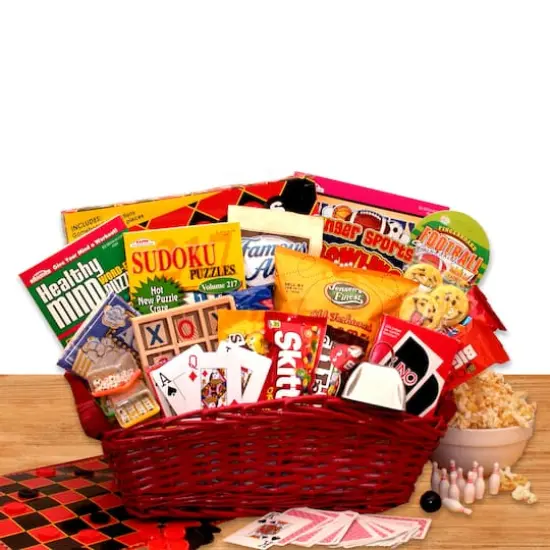 Fun & Games Gift Basket {1}