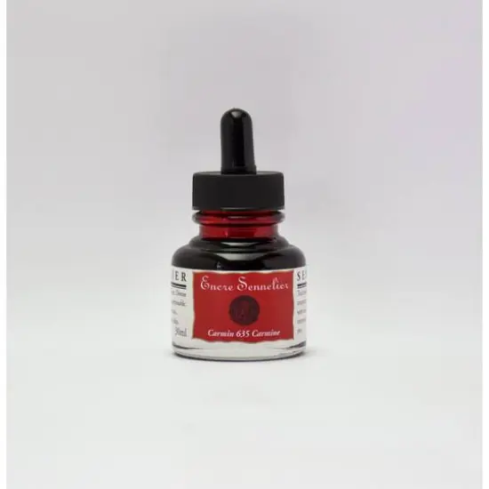 Sennelier Drawing Ink, 30mL Carmine {1}