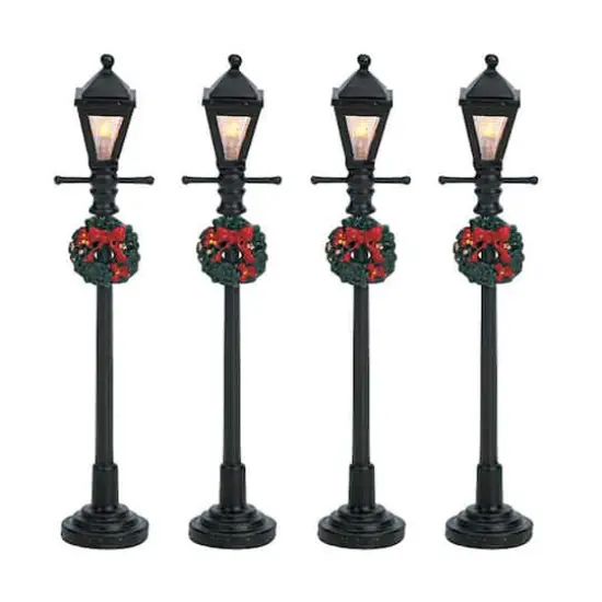 Lemax&reg; Gas Lantern Street Lamps, 4ct. {1}