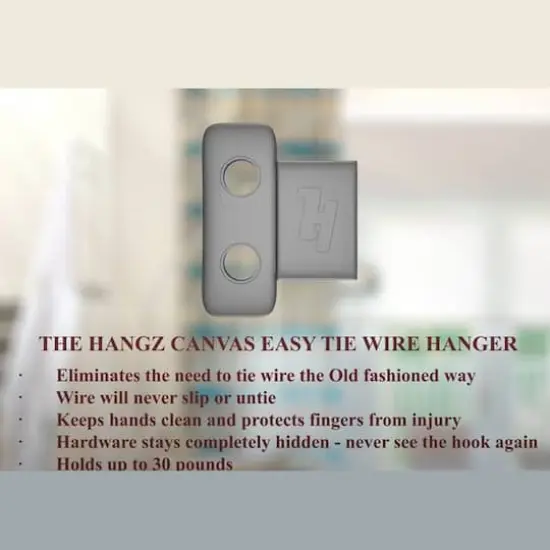 HangZ&trade; 50lb. Easy Tie 2 Hole D Rings, 50ct. {3}