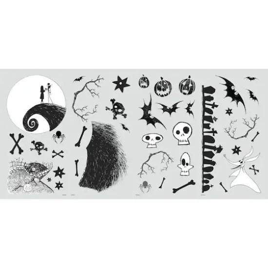 RoomMates The Nightmare Before Christmas Peel & Stick Decals {3}