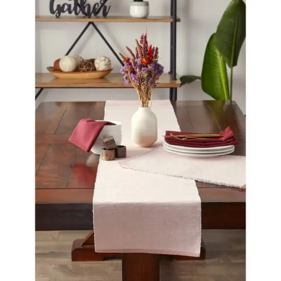 DII&reg; Eco-Friendly Fine Ribbed Placemats, 6ct. Pale Mauve {7}