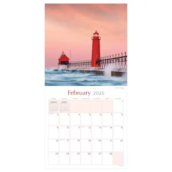 TF Publishing 2025 Lighthouses Wall Calendar {6}