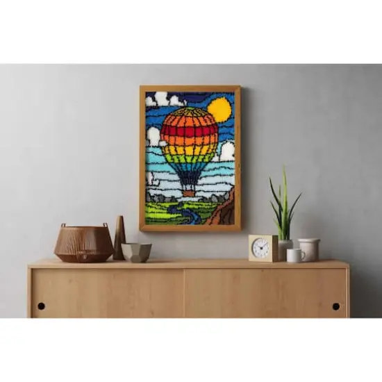 Leisure Arts&reg;Hot Air Balloon Latch Hook Kit {8}