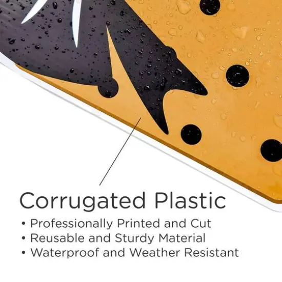 Kate Aspen&reg; Black & Gold Birthday Yard Sign Set {4}