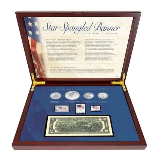 American Coin Treasures Star Spangled Coin & Stamp Box Set {3}