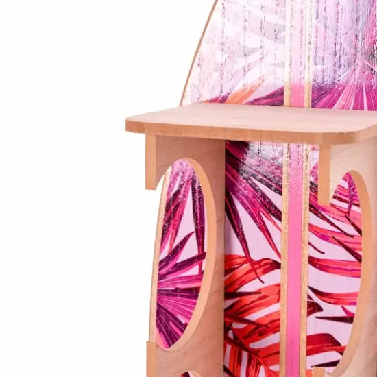 American Art Decor Tipsy Tropical Surfboard Wine Rack - 8" x 25.5" x 7.5"  {4}