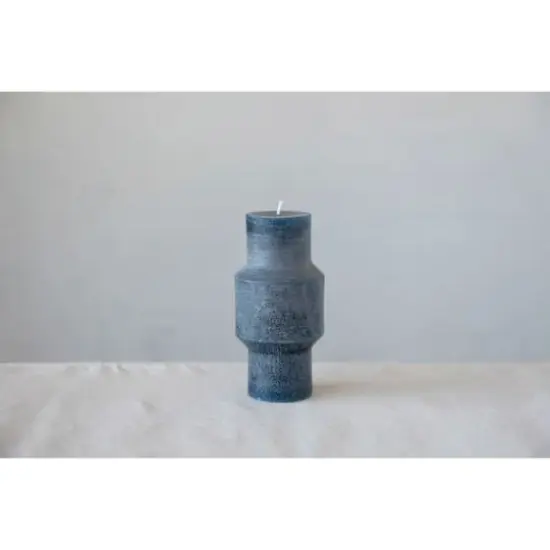 Hello Honey&reg; 3" x 6" Marine Unscented Totem Pillar Candle {4}