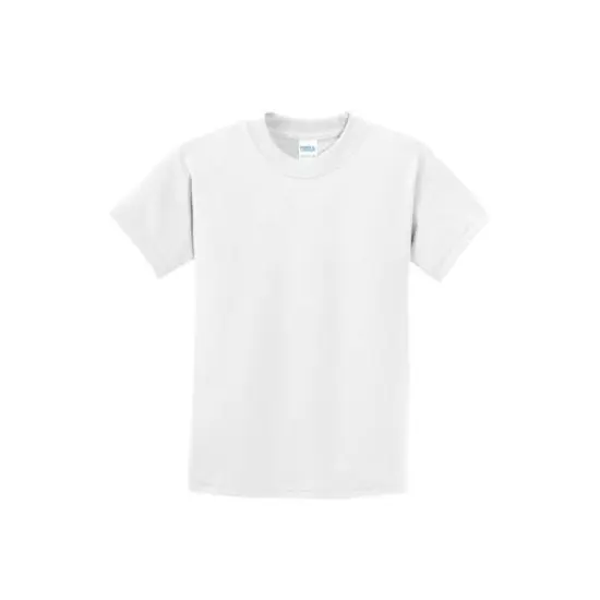 Port & Company&reg; Neutrals Youth Essential T-Shirt White {1}
