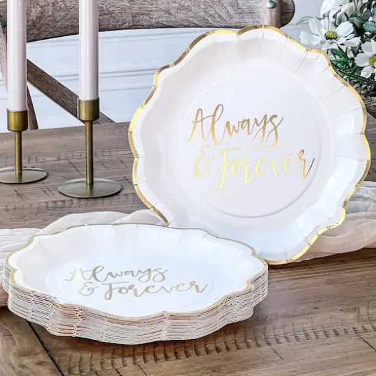 Kate Aspen Always & Forever Gold Party Tableware Set, 72ct. {8}