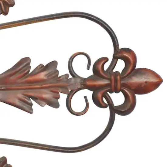 Black Metal Traditional Wall Decor, 37" x 26" {5}